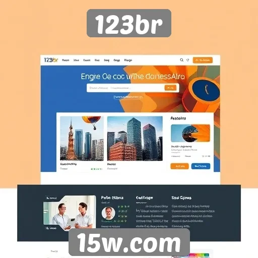 Interface do usuário do site 123br